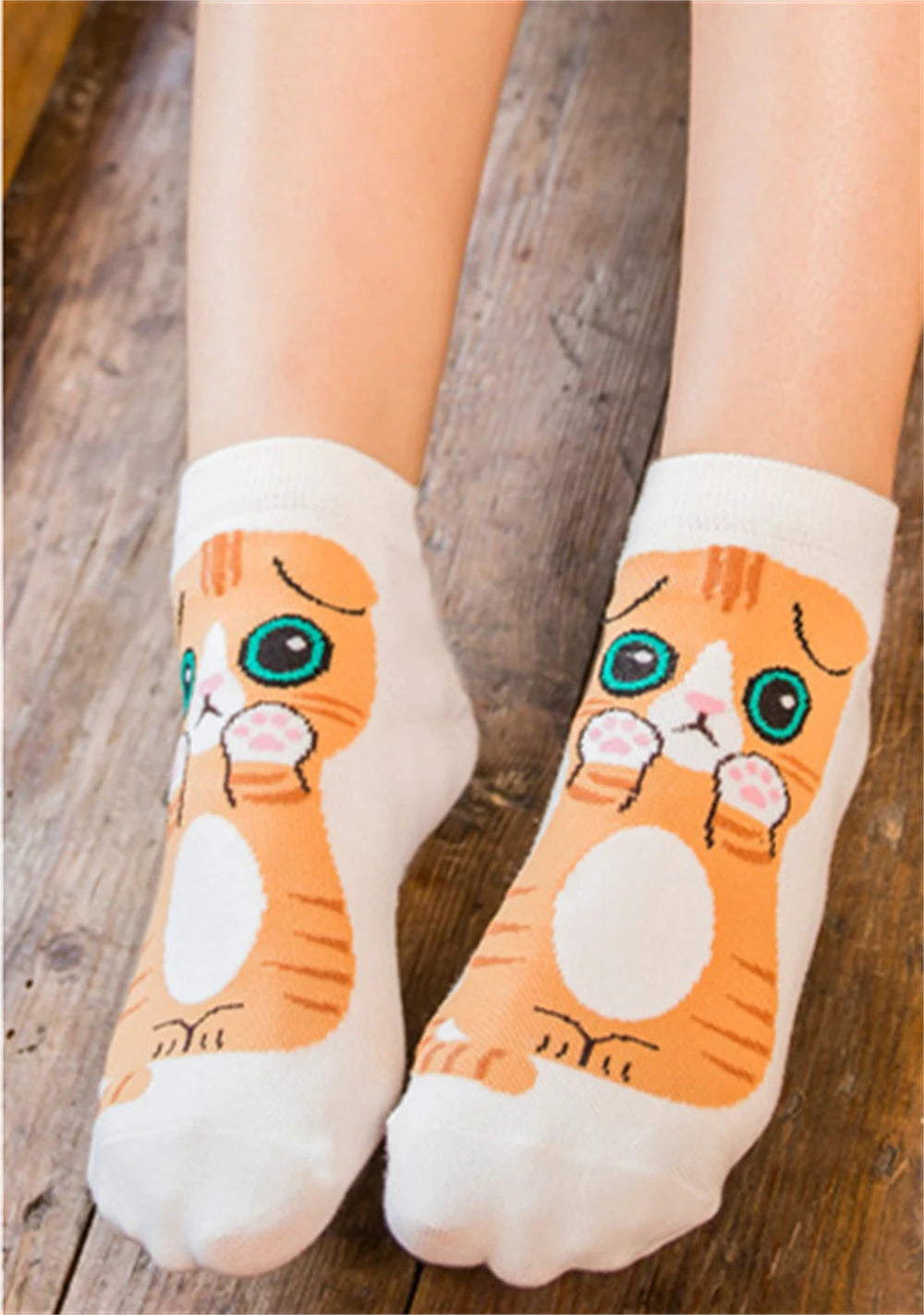 New Women Animal Ankle Socks With Letters Cat Kitten Pet For Elder Children Or Adult Unisex Sokken Novel Gift Dropship