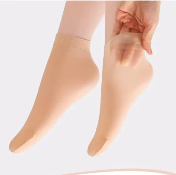 10/20/30pairs Women Elastic Silk Summer Socks Transparent Ultrathin Meias Socks Thin Crystal Nylon Short Ankle Sox Wholesale