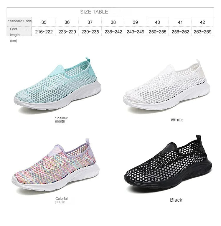 Summer Mesh Breathable Women's Sandals Breathable, Light and Comfortable Sports and Leisure Mesh Women's Shoes