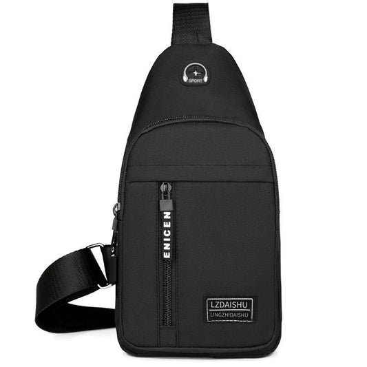 Biking Business Men's Chest Bag Shoulder Messenger Bag Casual Canvas Travel Bag Waist Bag Multifunctional Waterproof Storage Bag