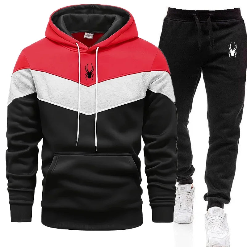 Men's Clothing Casual Sweatshirt Suit Sweatshirts for Men Daily Tricolor Hoodies Hot High Quality 2024 Sports Tracksuit Jogging