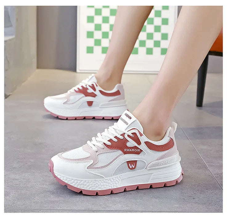 Women Trendy Sneakers Ladies Autumn Casual Sports Running Shoes Tennis Female Breathable Trainers Athletic Shoe Zapatos Mujer