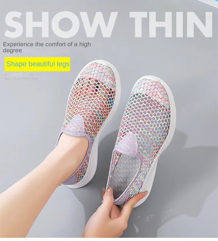 Summer Mesh Breathable Women's Sandals Breathable, Light and Comfortable Sports and Leisure Mesh Women's Shoes