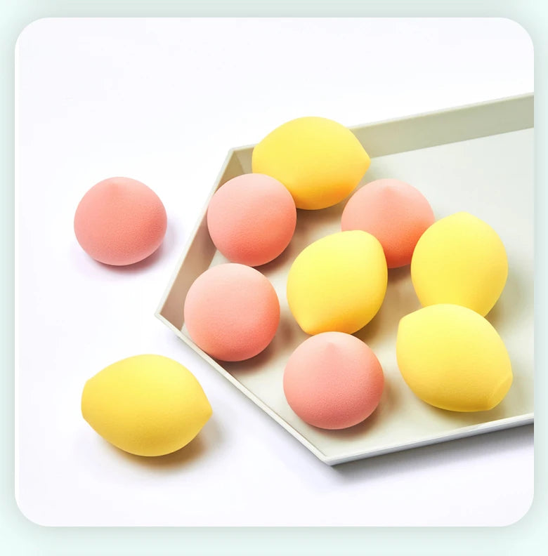 10 PCS Cosmetic Puff Set Makeup Sponges Foundation Women Powder Puff Makeup tools Cheap Korean Make up Blender