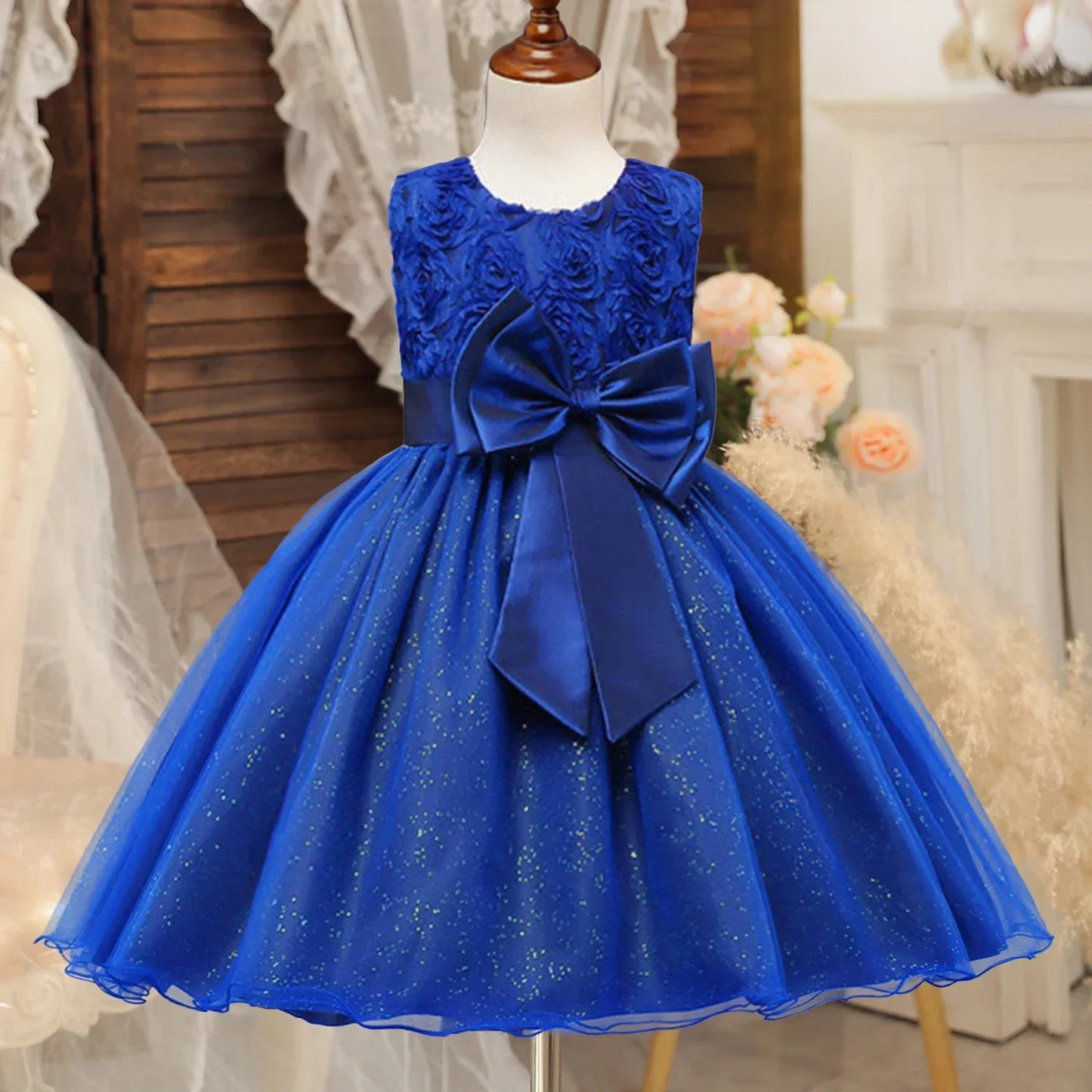 Flower Girls Dress for Wedding Princess Party Dresses Children's Clothing Kids Dresses for Girls for 4 6 8 9 10 Yrs Summer Dress