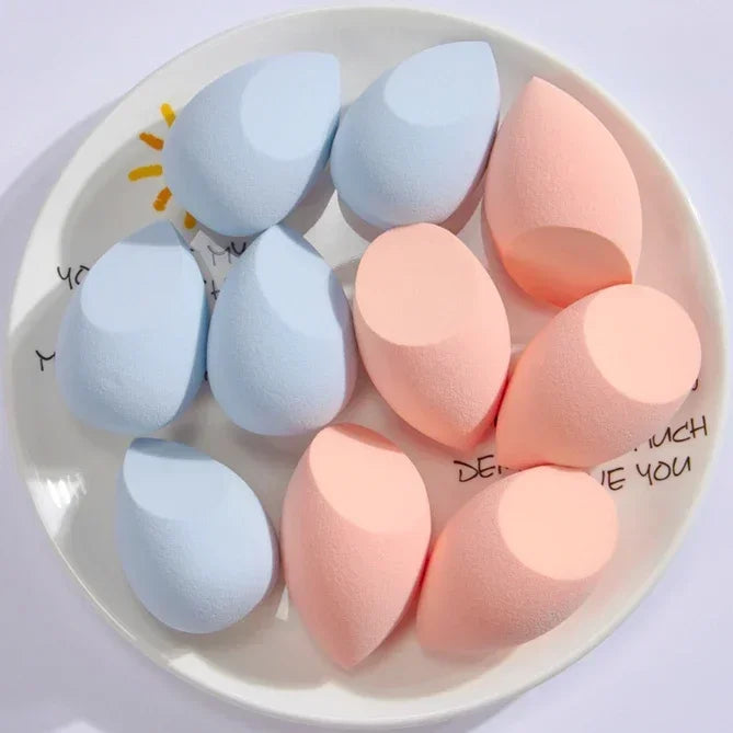 10 PCS Cosmetic Puff Set Makeup Sponges Foundation Women Powder Puff Makeup tools Cheap Korean Make up Blender