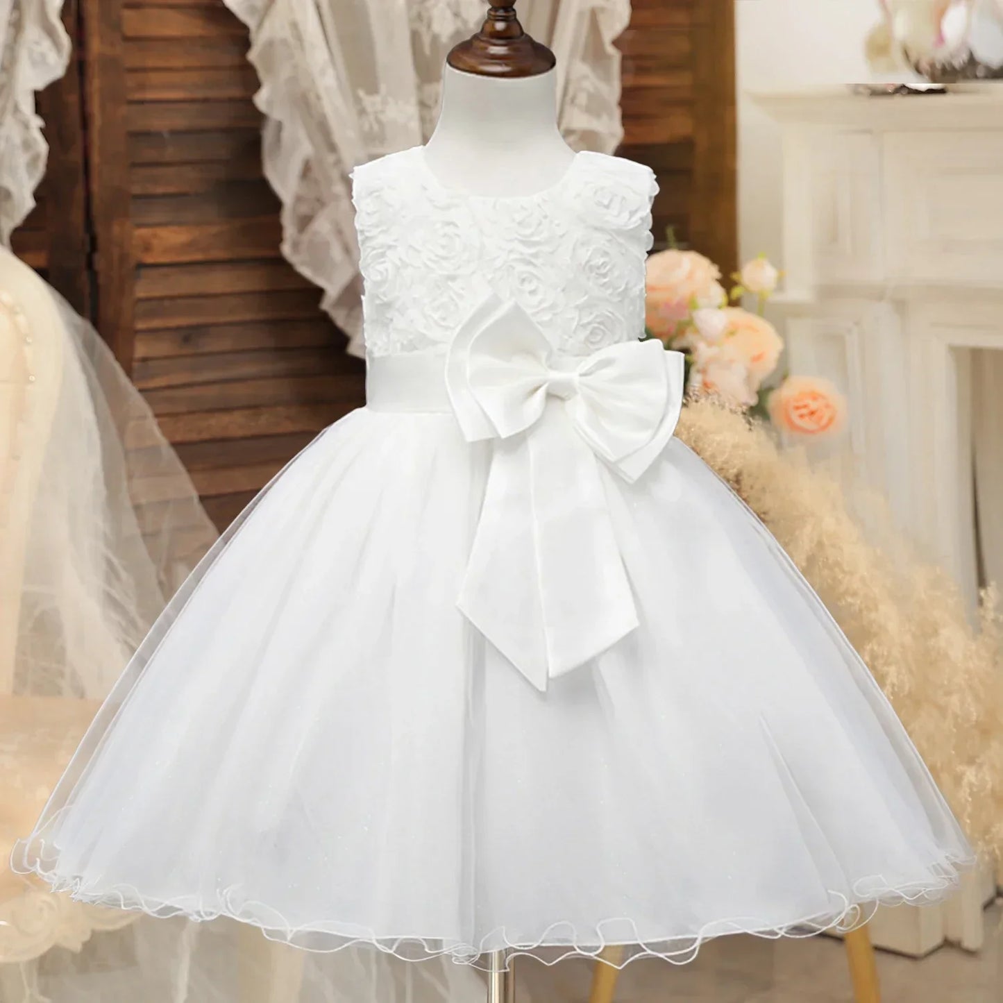 Flower Girls Dress for Wedding Princess Party Dresses Children's Clothing Kids Dresses for Girls for 4 6 8 9 10 Yrs Summer Dress