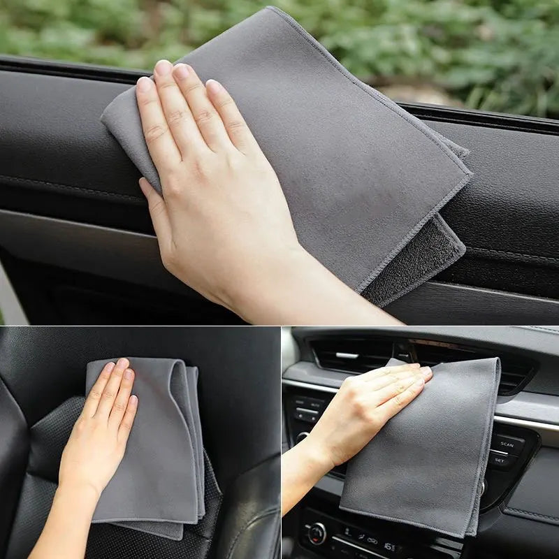 Car absorbent cloth car washing cleaning products Microfiber towel interior dry cleaning rag For Nissan Versa Car Accessories