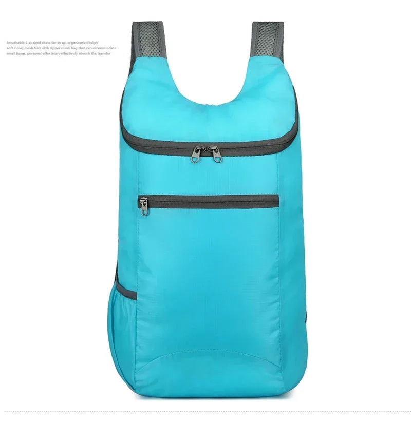 Outdoor Waterproof Bag Foldable Backpack for Women Men Camping Hiking Traveling Daypack Sport Bag Large Capacity Softback Bags