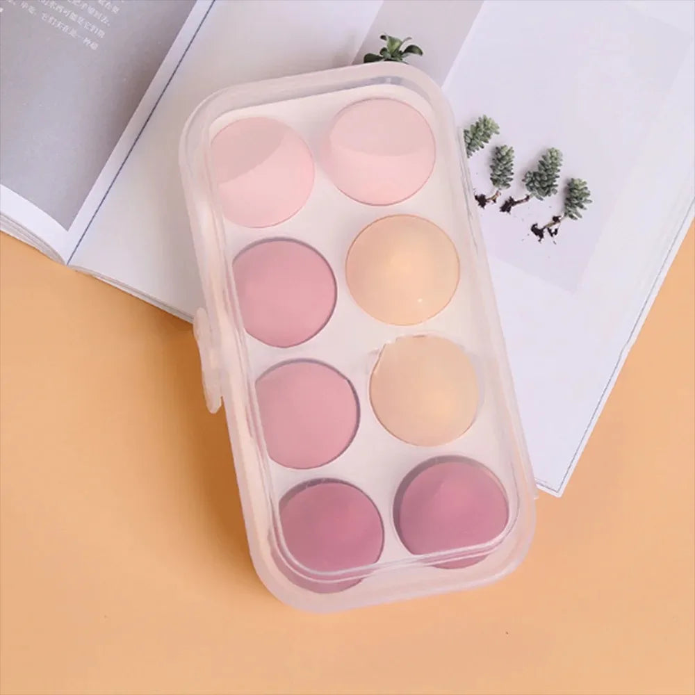 4/8pcs Makeup Sponge Blender Beauty Egg Cosmetic Puff Soft Foundation Sponges Powder Puff Women Make Up Accessories Beauty Tools