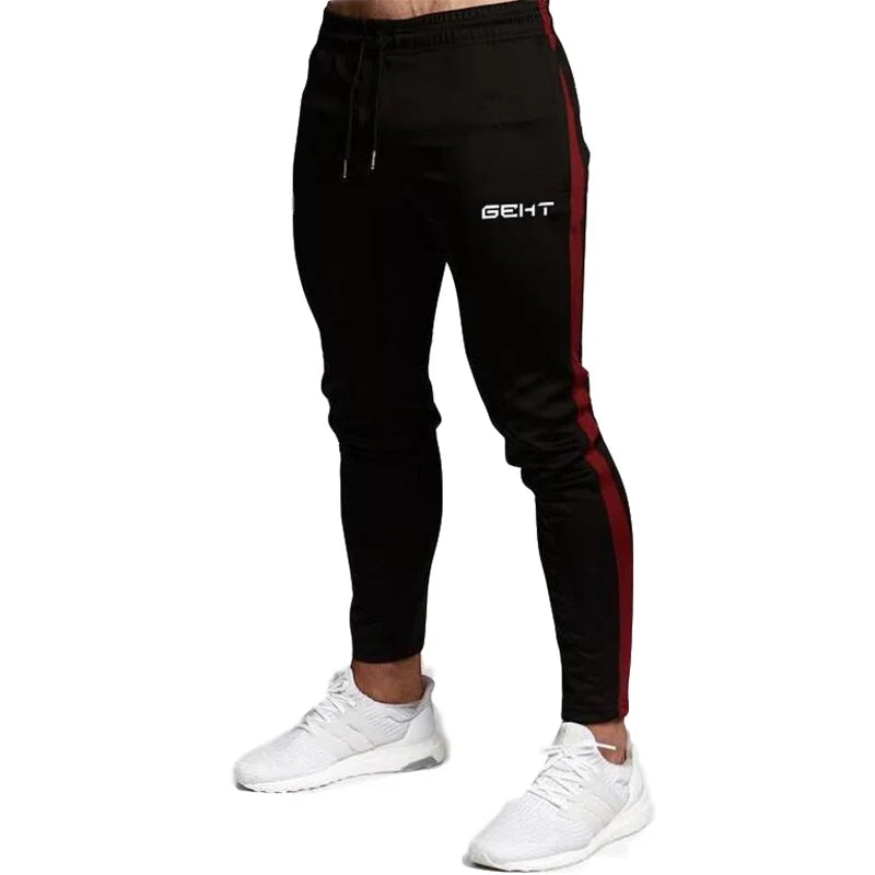 2022 GEHT brand Casual Skinny Pants Mens Joggers Sweatpants Fitness Workout Brand Track pants New Autumn Male Fashion Trousers