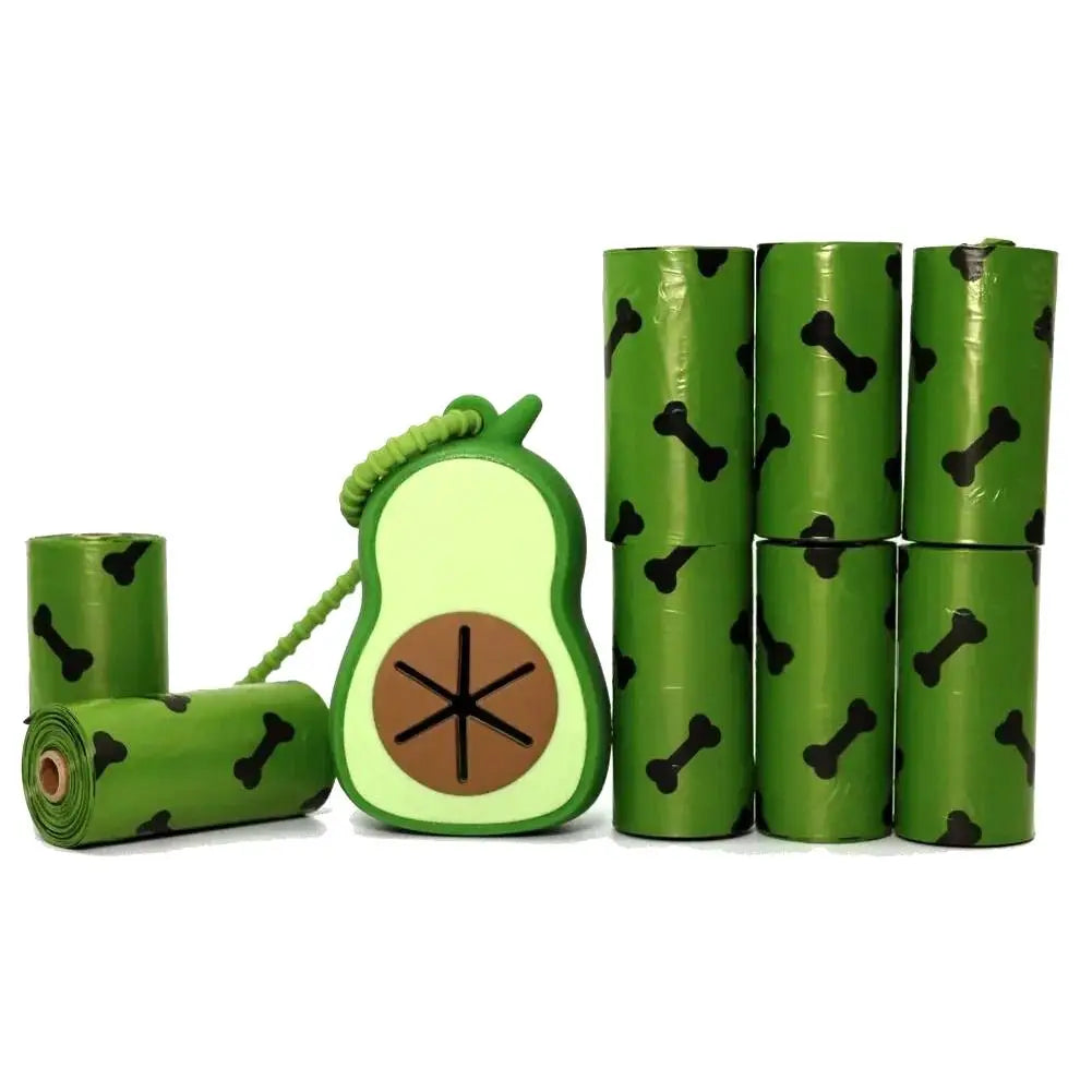 Avocado Dog Poop Bag Dispenser/bag Holder With Lanyard Carabiner Portable Waterproof Wear-resistant Hanging Dog Poop Bag Holder