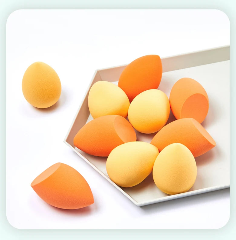 10 PCS Cosmetic Puff Set Makeup Sponges Foundation Women Powder Puff Makeup tools Cheap Korean Make up Blender