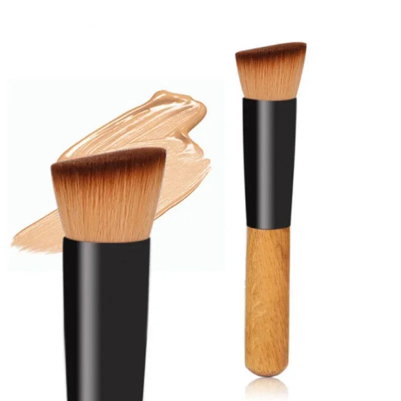 1Pc Foundation Makeup Brush Professional Cosmetic Beauty Make Up Tools Kabuki Powder Blush Foundation Flat Top Brush Wholesale