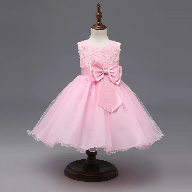 Flower Girls Dress for Wedding Princess Party Dresses Children's Clothing Kids Dresses for Girls for 4 6 8 9 10 Yrs Summer Dress