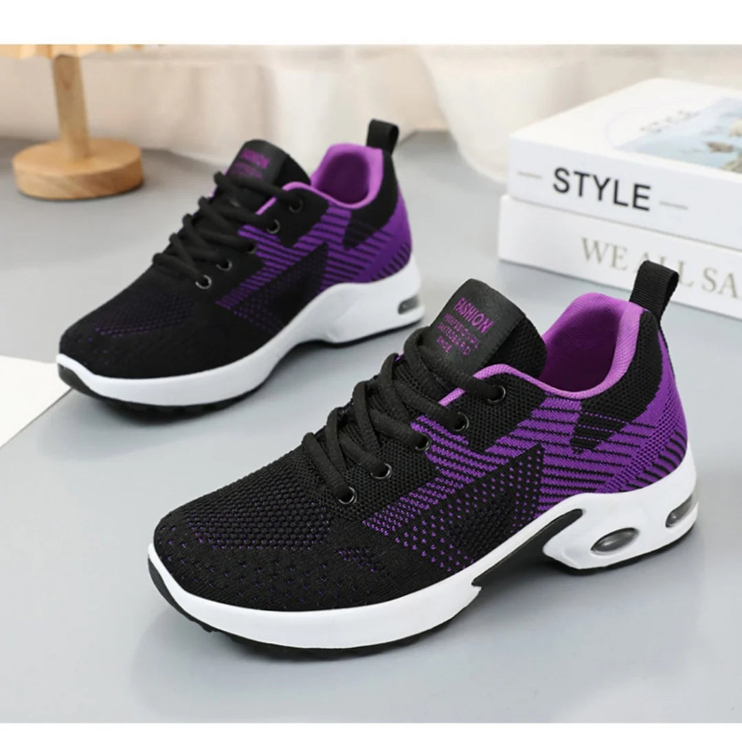 Sports shoes Women's new women's shoes summer large size casual comfortable breathable lace-up sports running shoes