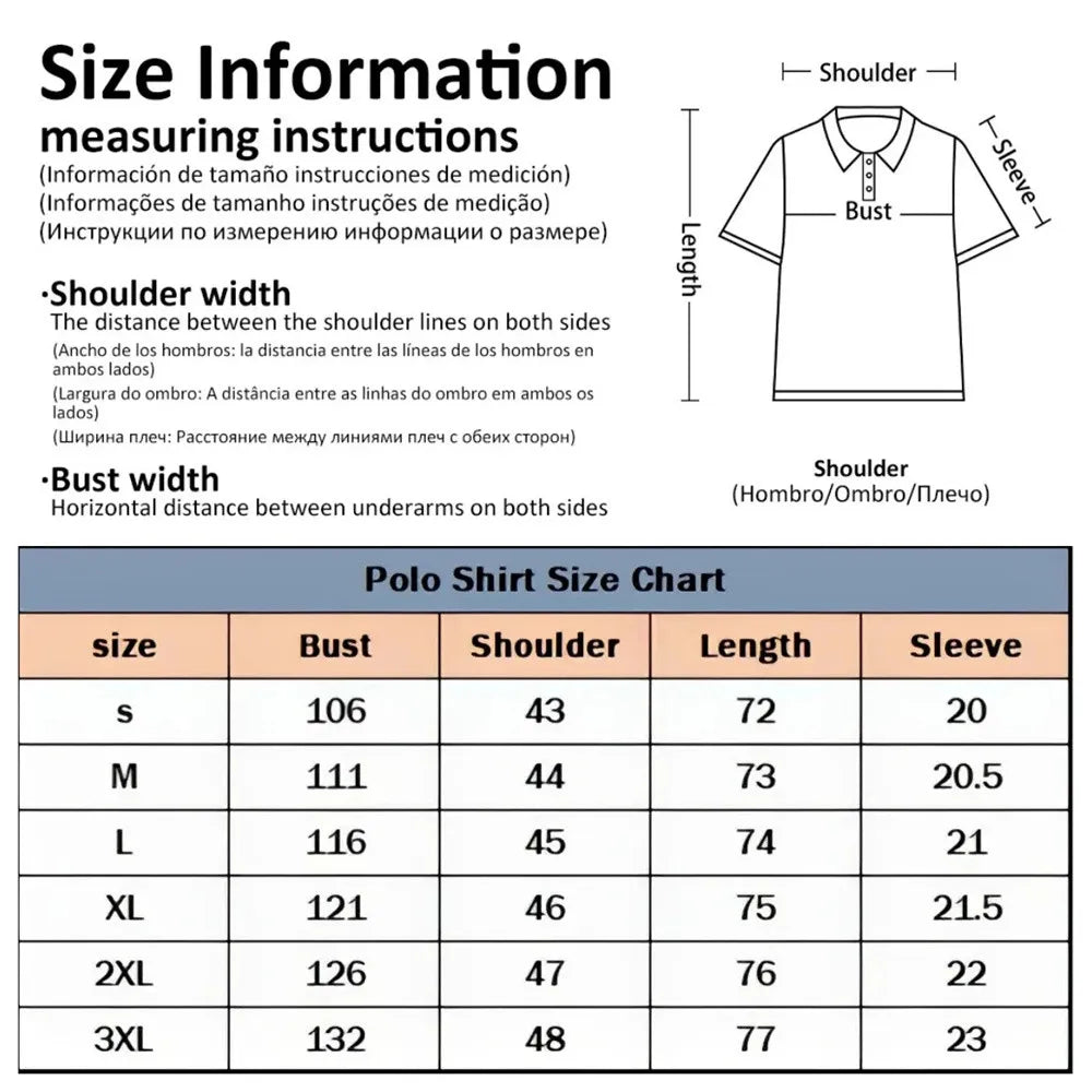 Men's Zipper Polo Shirt 3d Lattice Print Fashion Clothing Business Casual T-Shirt Mens Polo Shirt Zip Short Sleeve Street Top