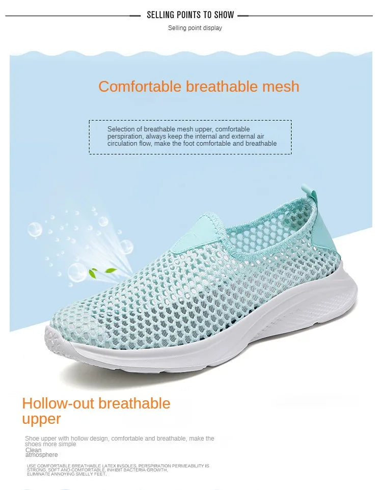 Summer Mesh Breathable Women's Sandals Breathable, Light and Comfortable Sports and Leisure Mesh Women's Shoes