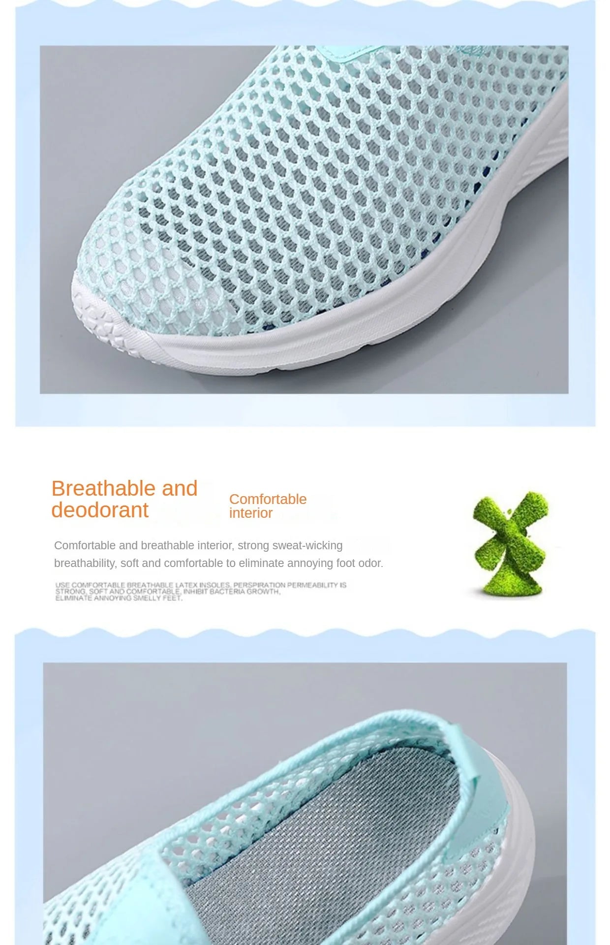 Summer Mesh Breathable Women's Sandals Breathable, Light and Comfortable Sports and Leisure Mesh Women's Shoes