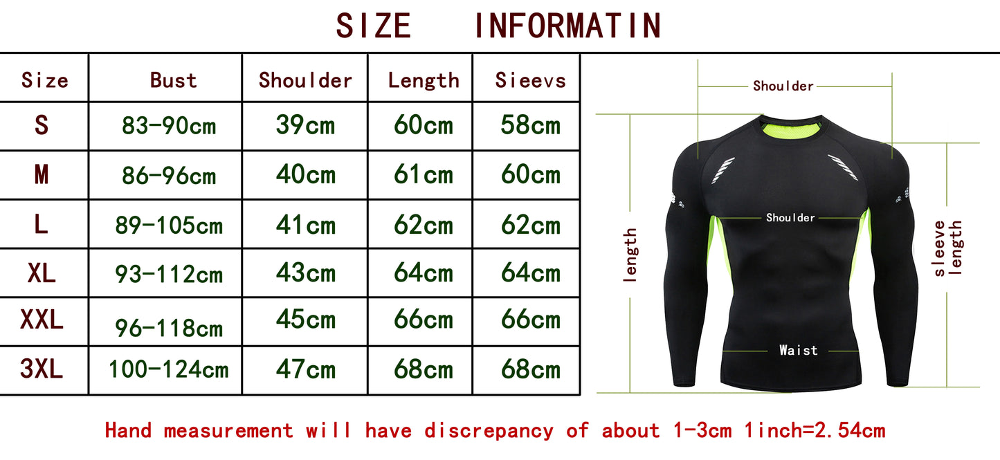 Men's T-shirt Men Running Sport T Shirt Men Compression Fitness Tops Tee Quick DryTight Training Gym Sport Running Shirts Jersey