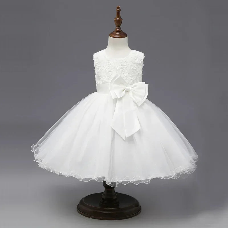 Flower Girls Dress for Wedding Princess Party Dresses Children's Clothing Kids Dresses for Girls for 4 6 8 9 10 Yrs Summer Dress