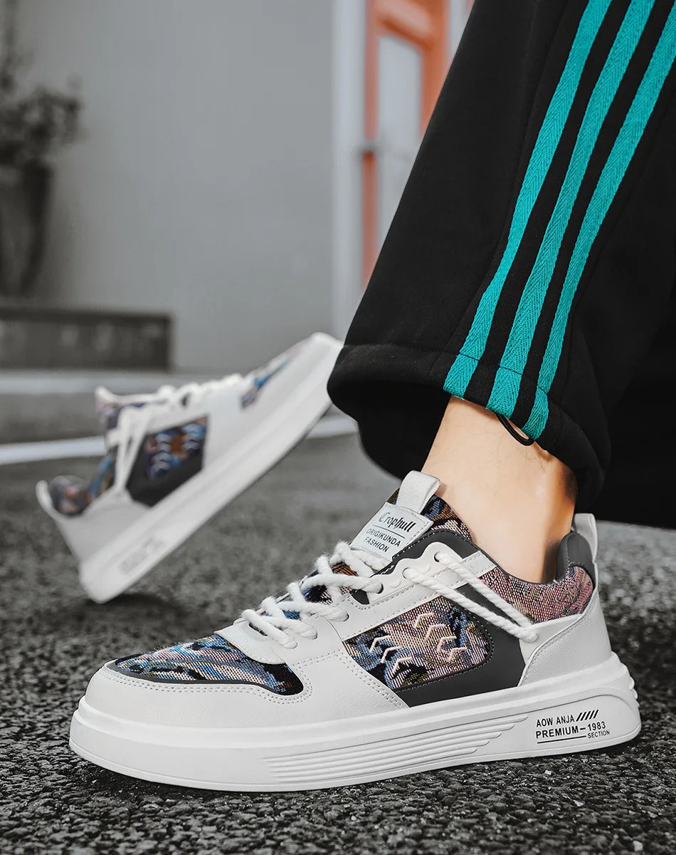 Sneakers, casual shoes, white shoes, niche design, Harajuku style, all-match student sports