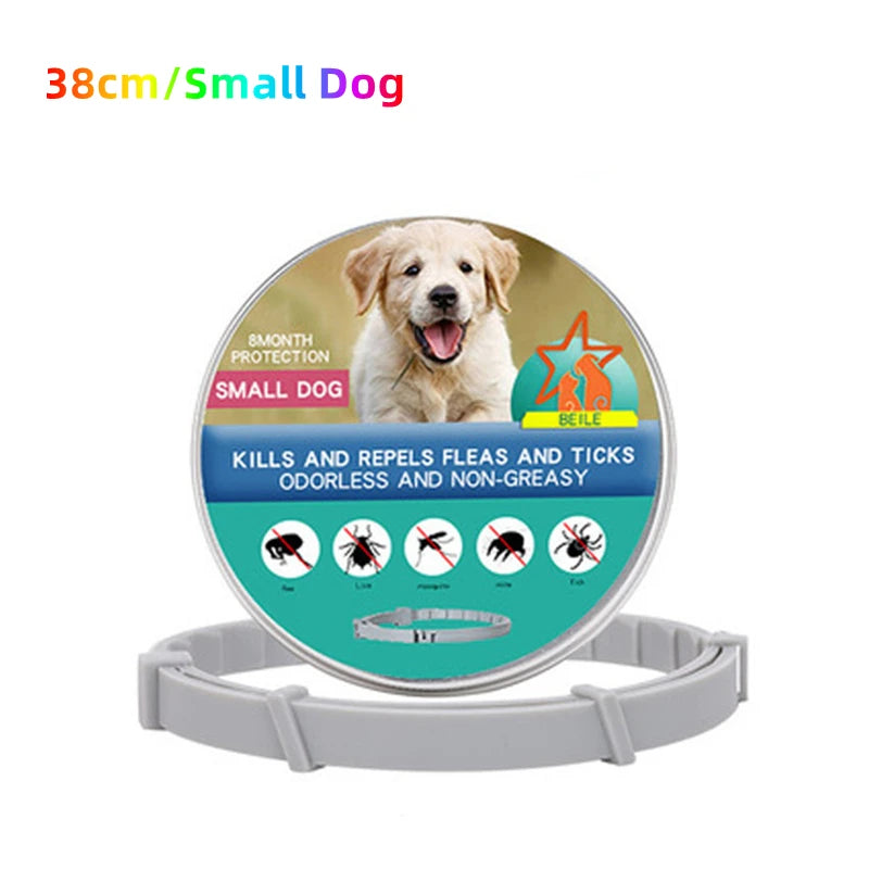 Dog Anti Flea And Ticks Cats Collar Pet 8Month Protection Retractable Pet Collars For Puppy Cat Large Dogs Accessories