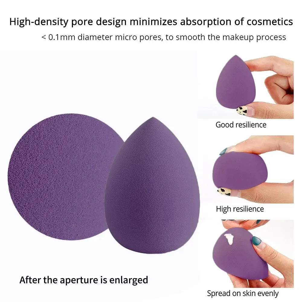 4/8pcs Makeup Sponge Blender Beauty Egg Cosmetic Puff Soft Foundation Sponges Powder Puff Women Make Up Accessories Beauty Tools