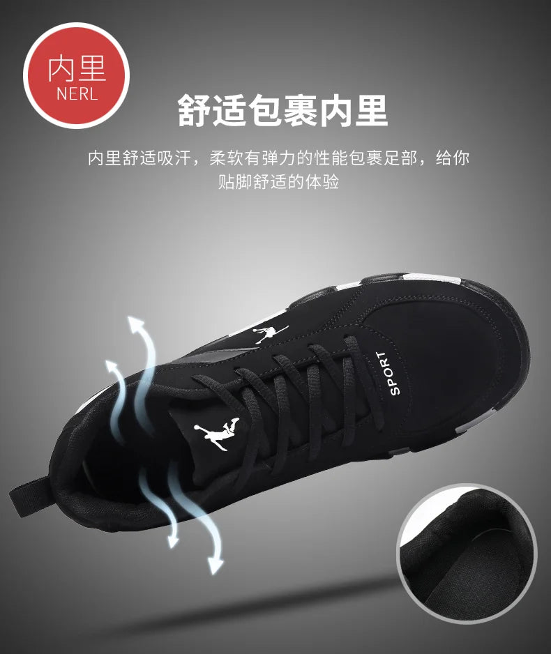 Mens Casual Sneakers Outdoors Walking Sport Men Shoes Linght Breathable Hardwearing Tennis Comfortable Luxury Tenis Sneaker Joan