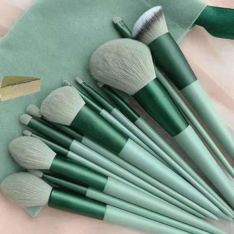 13Pcs Makeup Brush Set Make Up Concealer Brush Blush Powder Brush Eye Shadow Highlighter Foundation Brush Cosmetic Beauty Tools