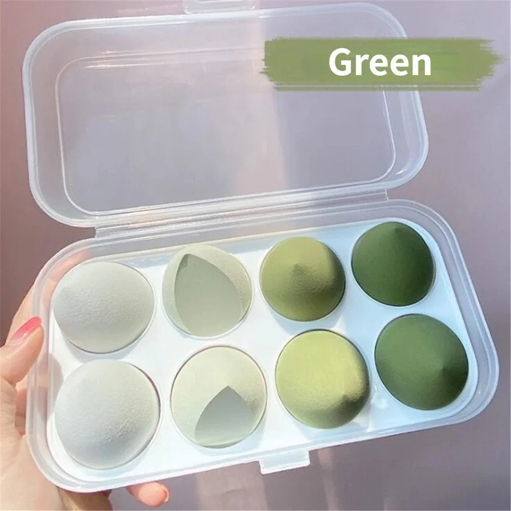 4/8pcs Makeup Sponge Blender Beauty Egg Cosmetic Puff Soft Foundation Sponges Powder Puff Women Make Up Accessories Beauty Tools