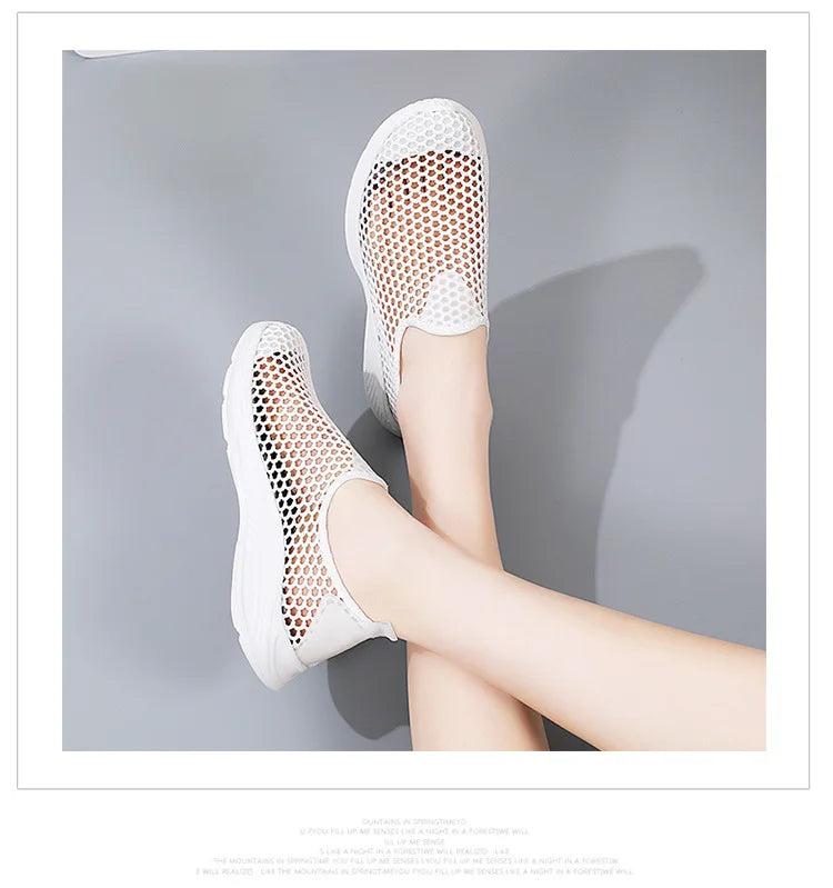 Summer Mesh Breathable Women's Sandals Breathable, Light and Comfortable Sports and Leisure Mesh Women's Shoes