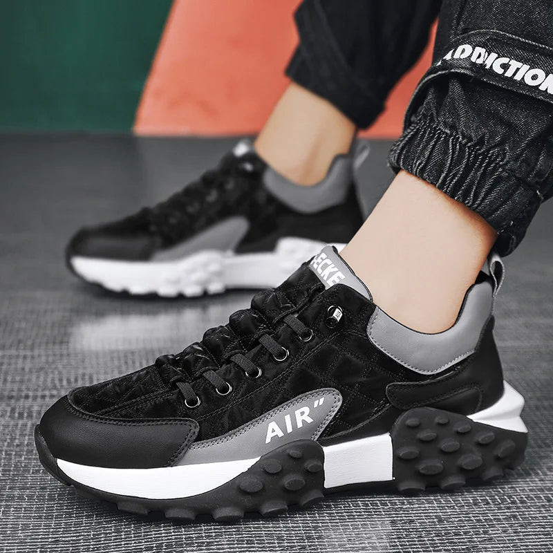 Men's Walking Shoes Breathable Cushioning Non-Slip Wearable Sport Trainers Gym Training Athletic Jogging Sneakers Outdoor Hiking