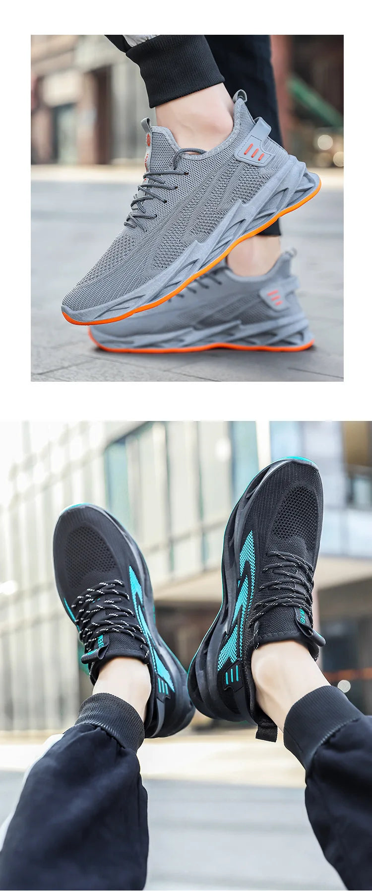 Shoes men 2024 new style trend men's shoes breathable lace-up running shoes Korean version lightweight casual sports shoes men