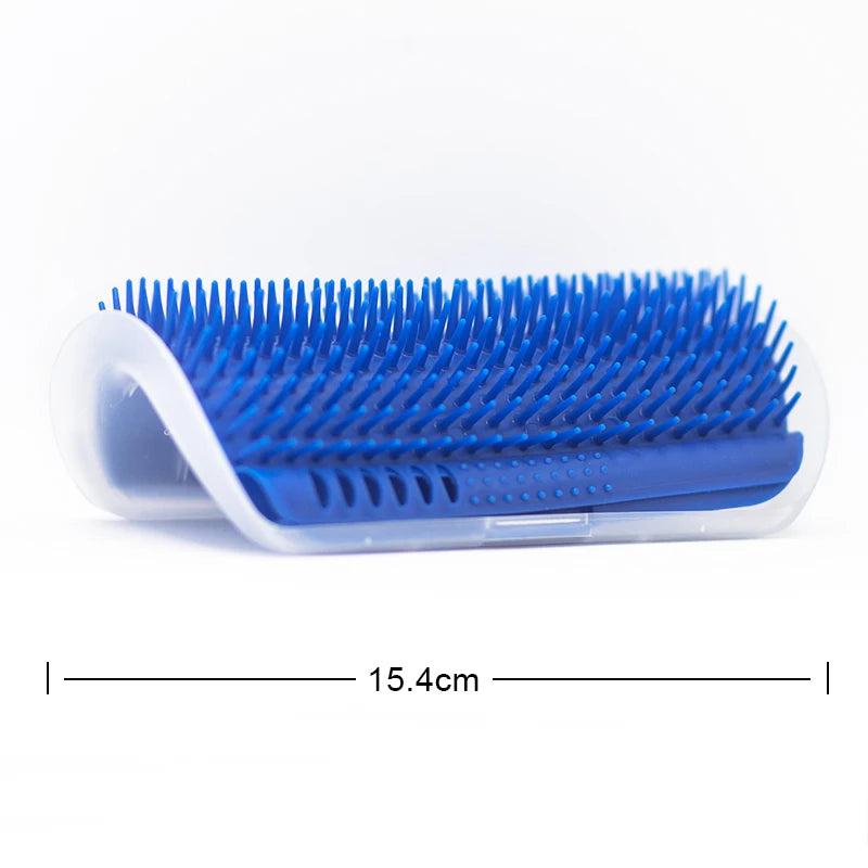 Pet Brush Comb Play Cat Toy Softer Cat Self Groomer Massage Comb with Catnip Cat Face Scratcher for Kitten Puppy Cat Accessories