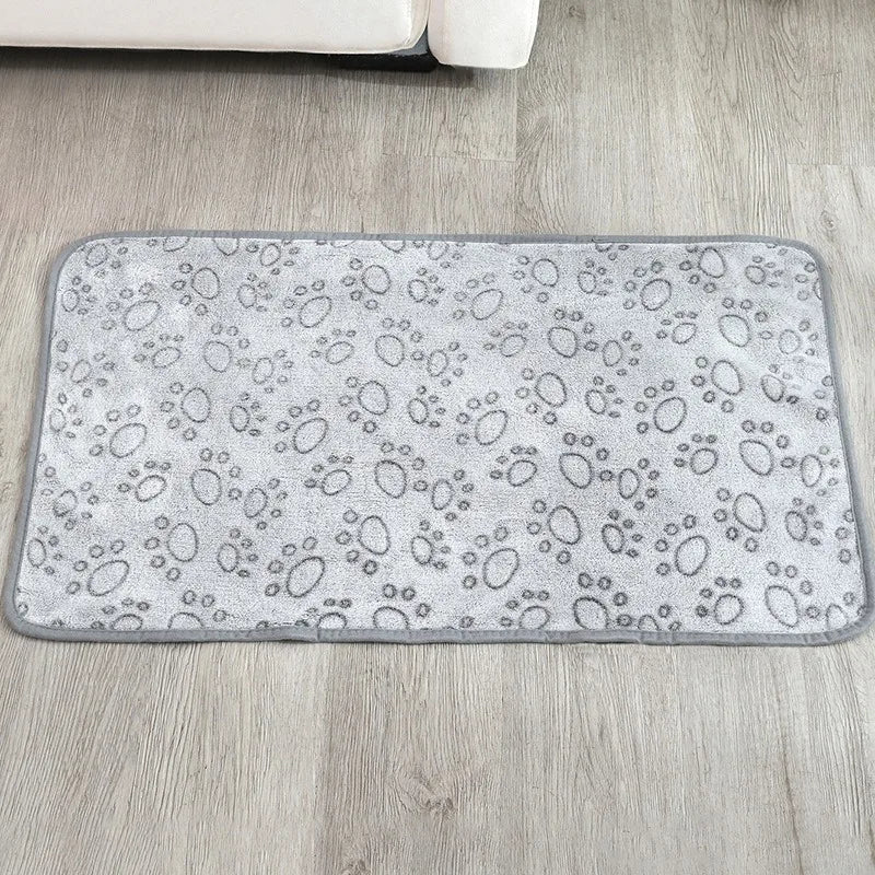 Flannel Pet Sleeping Blanket Soft Fluffy Dog Blanket Warm Breathable Cat Cover Blanket Comfortable Dog Cat Sleeping Sheet Mat