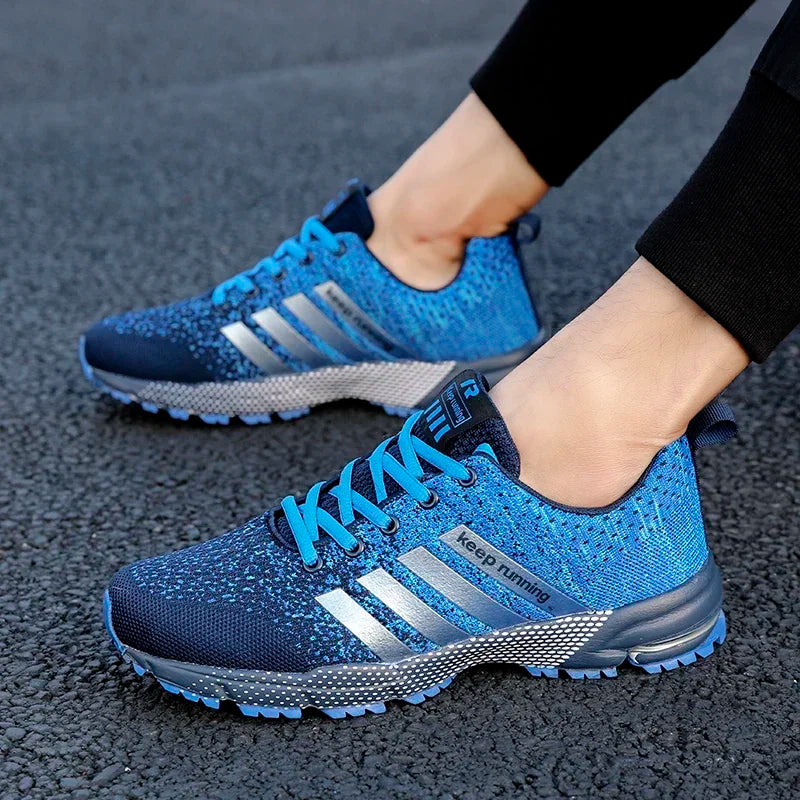 Luxury Sports Shoes for Couples, Breathable Hiking and Lightweight Running, Walking, Soft Outdoor Casual Fashion Tennis Shoes