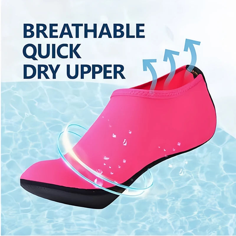 Water Shoes Quick-Dry Unisex Aqua Water Socks Barefoot Shoes for Beach Swimming Pool Yoga Surf No-Slip Water Sports Shoes