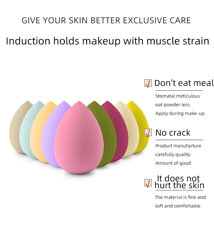 100/50/20/10 Pcs Make Up Blender Cosmetic Puff Makeup Sponge Puff Air Cushion Egg Super Soft MAKEUP Tool Wholesale