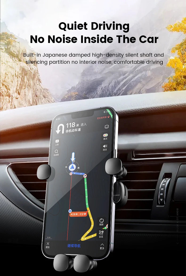 Universal Car Air Vent Phone Mount Extension Clip Air Vent Mobile Phone Holder Hands-Free Cellphone Bracket for IPhone Samsung