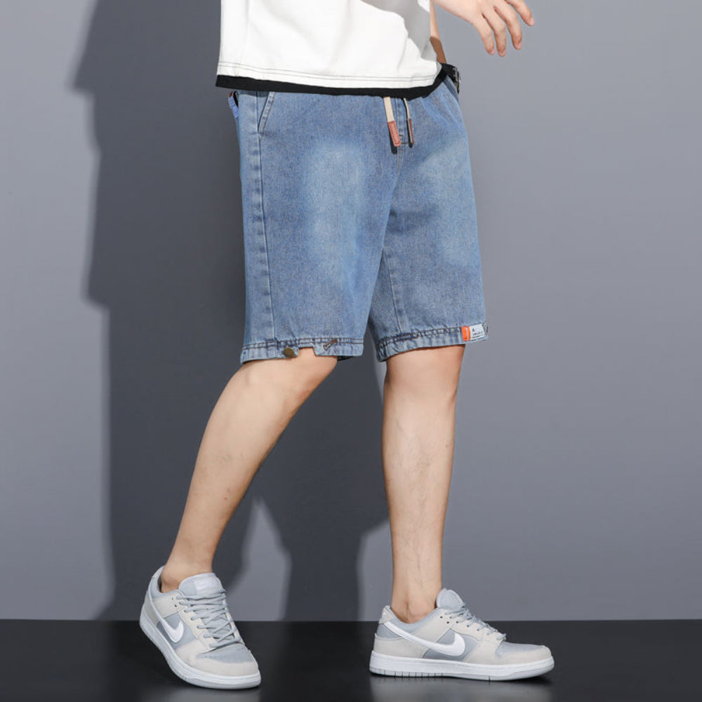 y2k Mens Loose Baggy Denim Short Men Jeans Fashion Streetwear Hip Hop Long Capri Cargo Shorts Pocket Male pantalones cortos