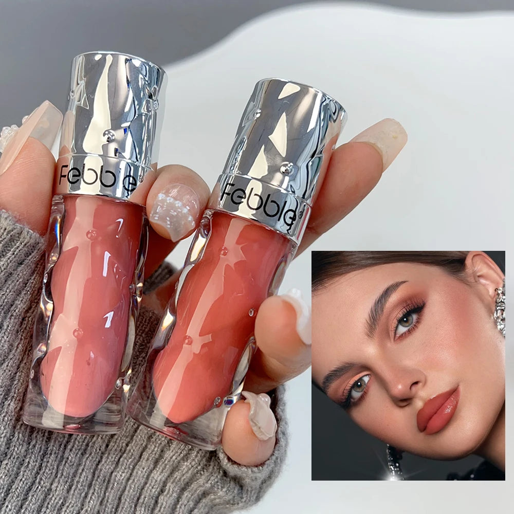 Pearl Shiny Mirror Lip Gloss Waterproof Moisturizing Diamond Glitter Liquid Lipstick Lasting Shine Women Lips Makeup Cosmetics