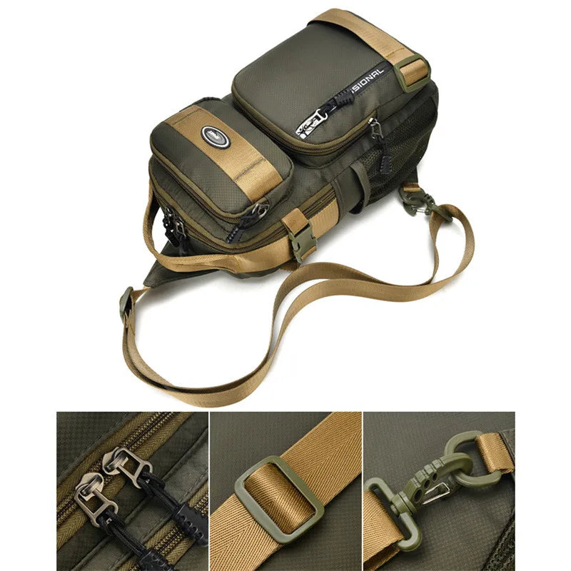 Fashion Multifunction Men's Shoulder Bag Outdoor Sling Crossbody Bags For Male Travel Trend High Capacity Sport Chest Bag