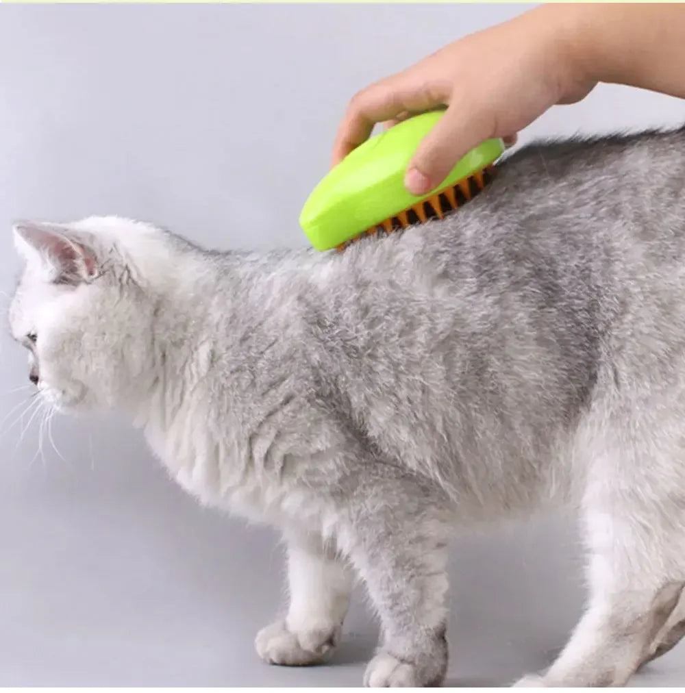 Cat Dog Steamy Brush Steam Brush Electric Sprayer for Massage Pet Grooming Tool 3 in 1 Electric Sprayer Massage Comb Supplies