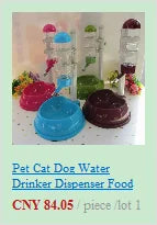 Pet Cat Dog Water Drinker Dispenser Food Stand Hamster Feeder Dish Bowl Bottle Automatic Fountain Drinker 4 Colors