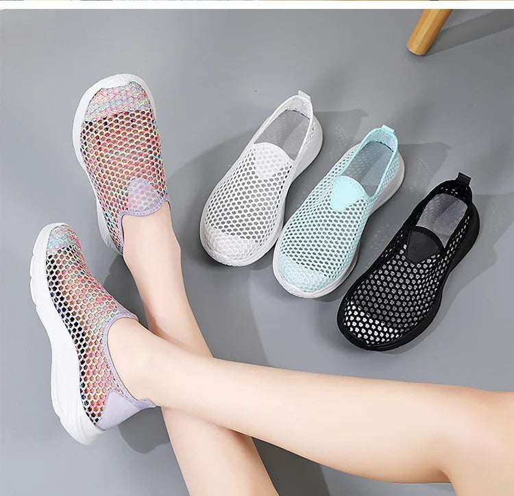 Summer Mesh Breathable Women's Sandals Breathable, Light and Comfortable Sports and Leisure Mesh Women's Shoes