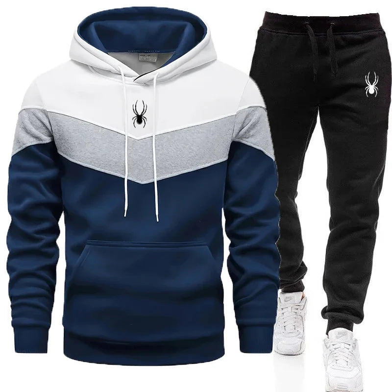 Men's Clothing Casual Sweatshirt Suit Sweatshirts for Men Daily Tricolor Hoodies Hot High Quality 2024 Sports Tracksuit Jogging