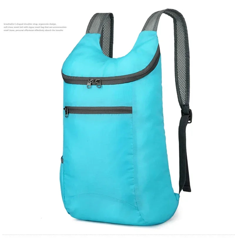 Outdoor Waterproof Bag Foldable Backpack for Women Men Camping Hiking Traveling Daypack Sport Bag Large Capacity Softback Bags