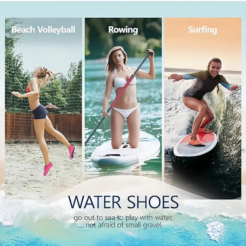 Water Shoes Quick-Dry Unisex Aqua Water Socks Barefoot Shoes for Beach Swimming Pool Yoga Surf No-Slip Water Sports Shoes