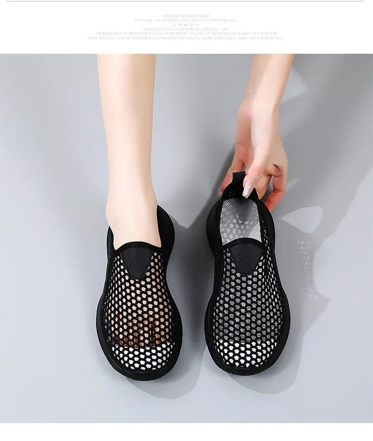 Summer Mesh Breathable Women's Sandals Breathable, Light and Comfortable Sports and Leisure Mesh Women's Shoes